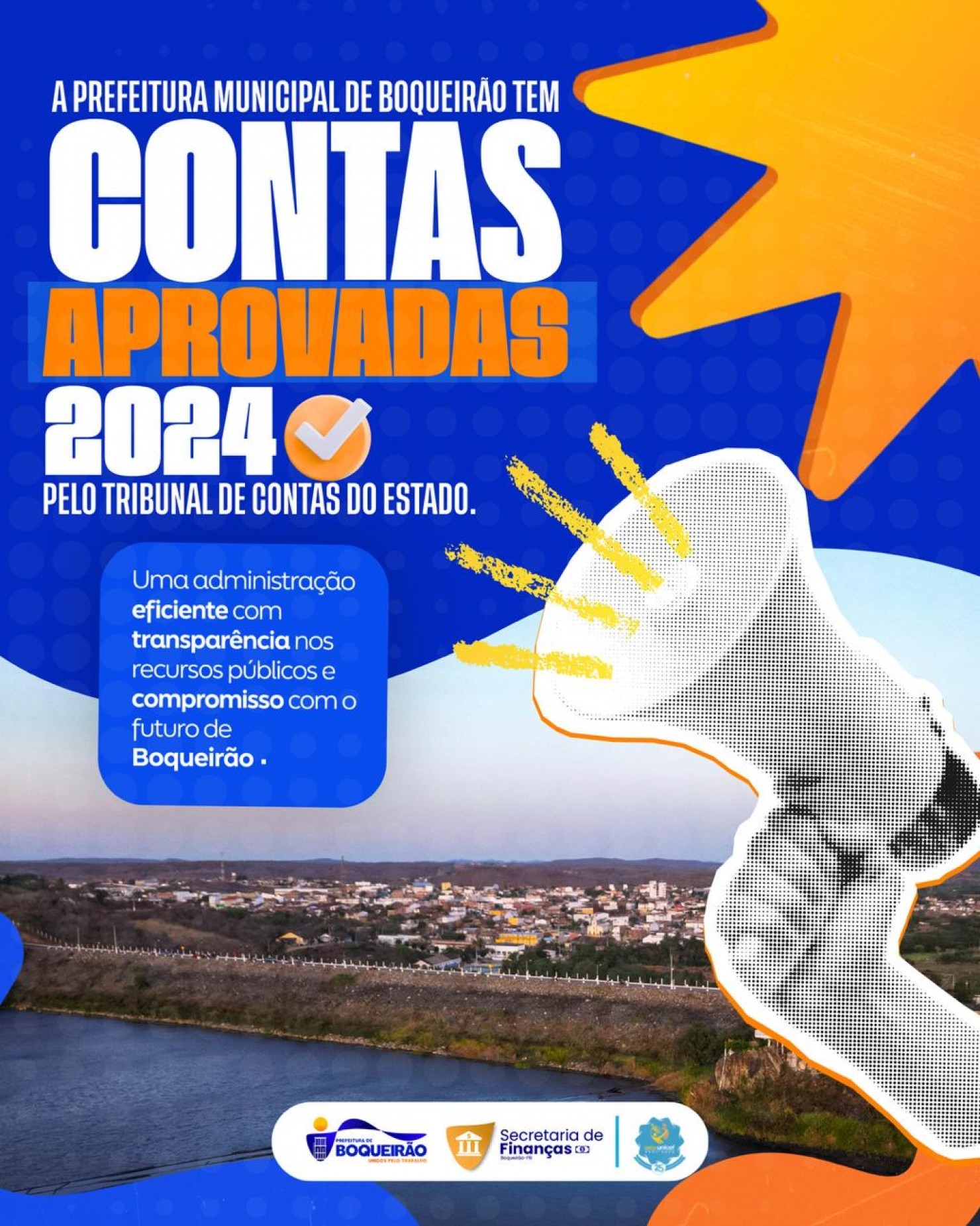 A PREFEITURA MUNICIPAL DE BOQUEIRÃO TEM CONTAS 2024 APROVADAS